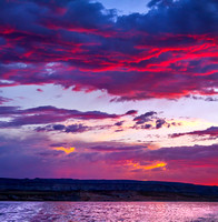 Square Lake Powell Sunset B